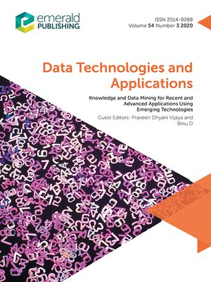 cover image of Data Technologies and Applications, Volume 54, Number 3